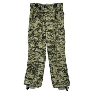 Turbine Green Camoflauge Camo Snow Outdoor Pants Boy's Size X-Large